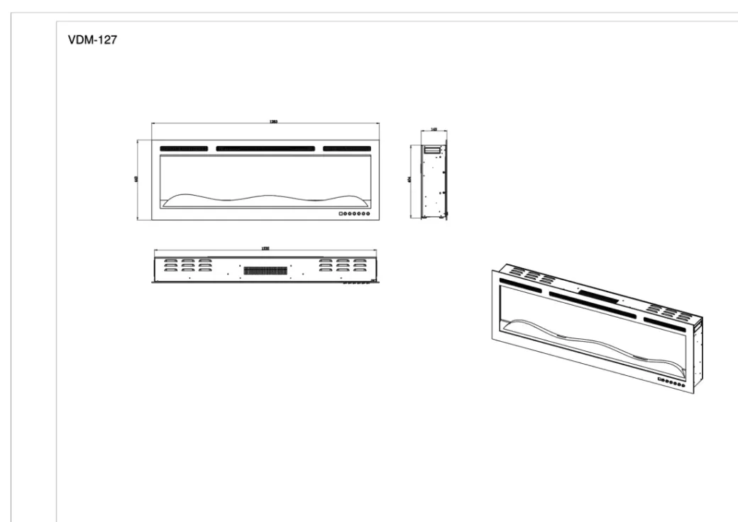 Brico Sfeerhaarden<Eviq - Elektrische Sfeerhaard Smartline Pro 50" Inch - 128 Cm