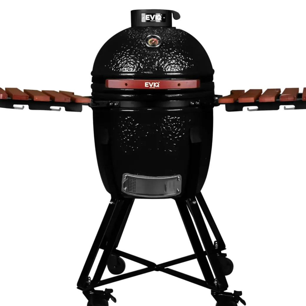 Brico Keramische Barbecue-Eviq Kamado 18" Keramische Barbecue Zwart