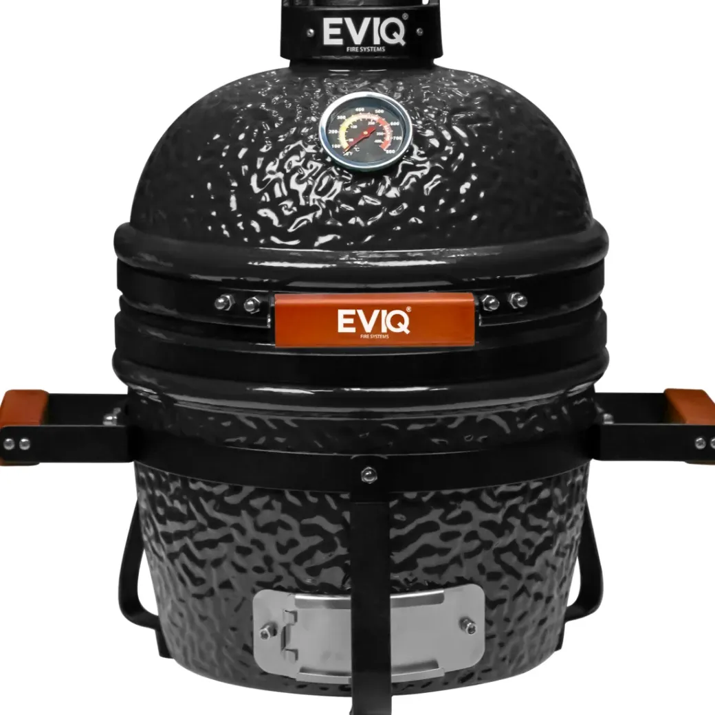 Brico Keramische Barbecue-Eviq Kamado 13" Keramische Barbecue Antraciet