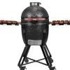 Brico Keramische Barbecue-Eviq Kamado 18" Keramische Barbecue Grijs