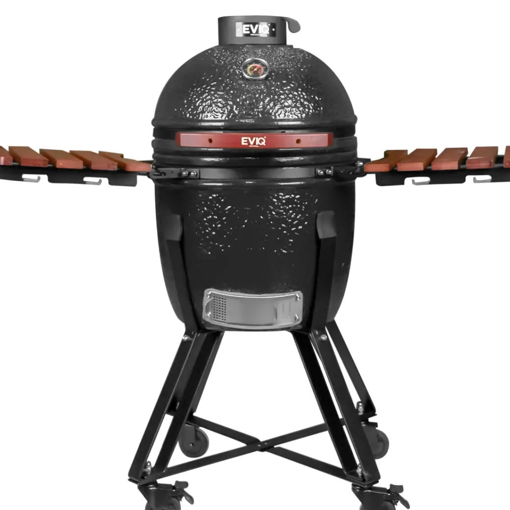 Brico Keramische Barbecue-Eviq Kamado 18" Keramische Barbecue Grijs