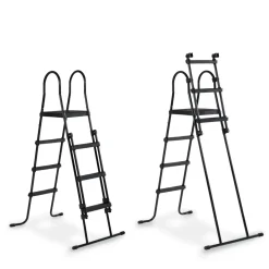 Brico Opzetzwembaden Met Pomp-Exit Black Leather Opzetzwembad Met Filterpomp Zwart O360X122Cm