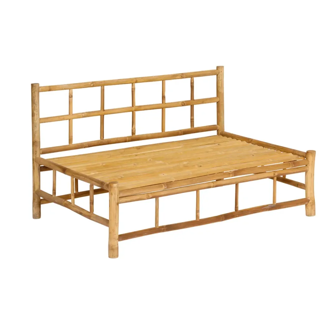 Brico Tuinbanken-Exotan Ligbank Buiten - Bamboe - Bruin - 70X120X80