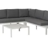 Brico Loungesets-Exotan Loungeset La Vida - Aluminium - Wit - 63X245X245
