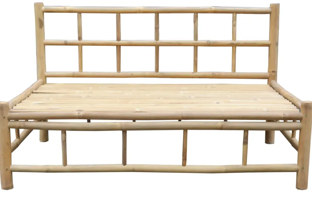 Brico Tuinbanken-Exotan Tuinbank Bamboo Pallet Bamboe Bruin 120X80X70Cm