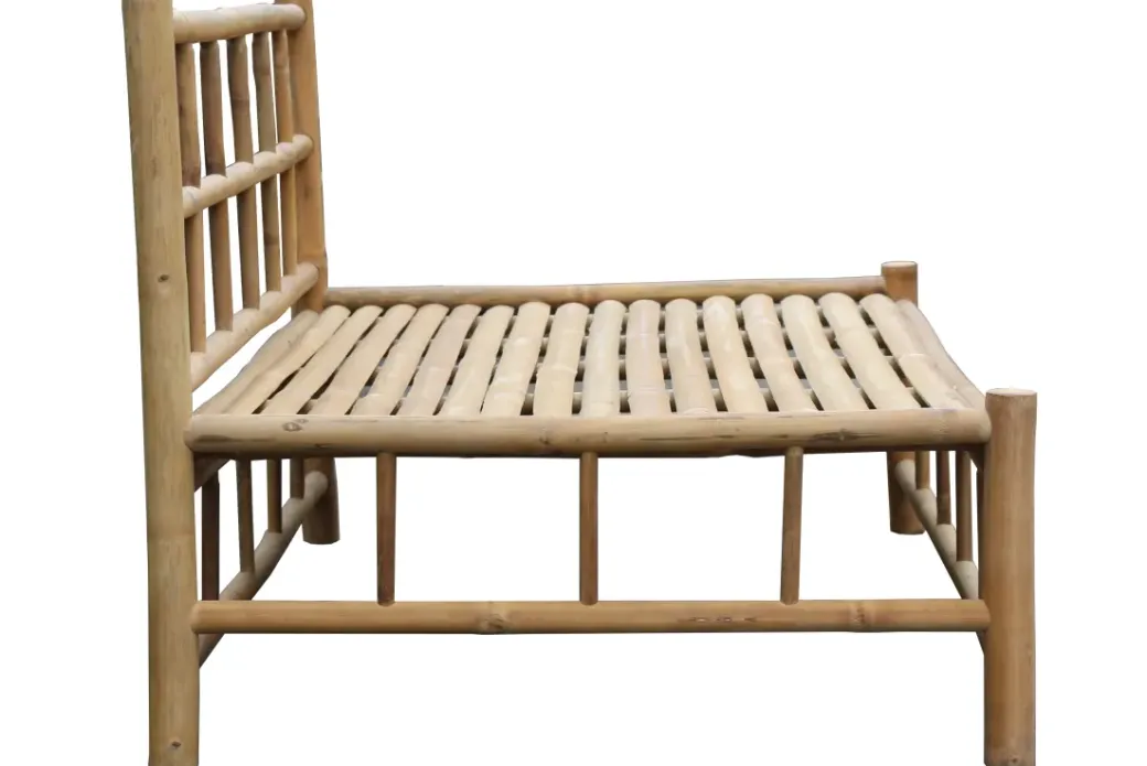 Brico Tuinbanken-Exotan Tuinbank Bamboo Pallet Bamboe Bruin 120X80X70Cm