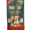 Brico Houtskool En Briketten-Fire-Up Aanmaakhoutwol – 25 Stuks