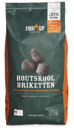 Brico Houtskool En Briketten-Fire-Up Houtskool Pefc 5Kg