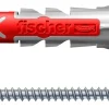Brico Pluggen-Fischer Nylon Plaatplug Pd 8Mm + Schroef 5St.