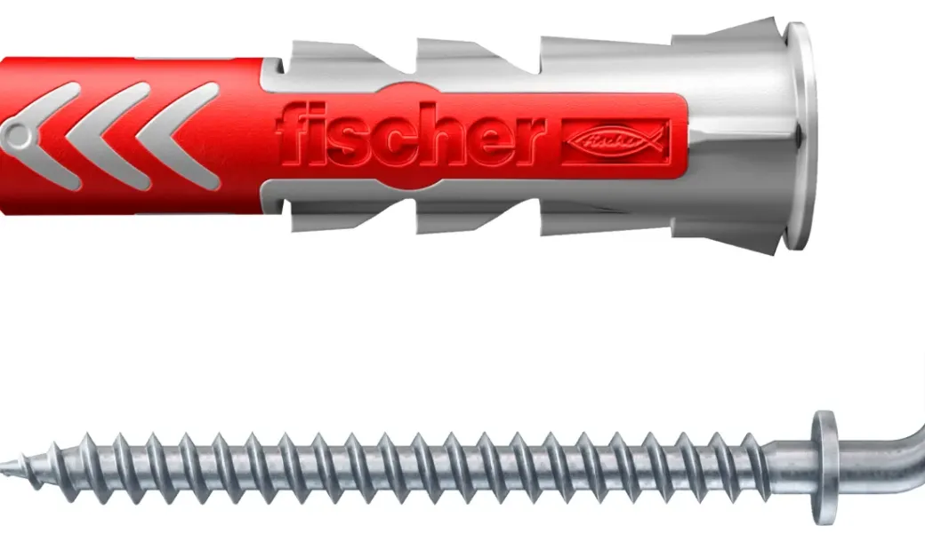Brico Pluggen-Fischer Nylon Plaatplug Pd 8Mm + Schroef 5St.