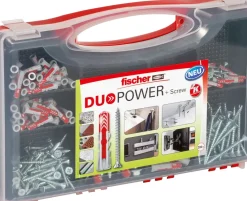 Brico Pluggen-Fischer Nylon Plug Duopower Universeelplug 6X30 Winkelhaak 6St.