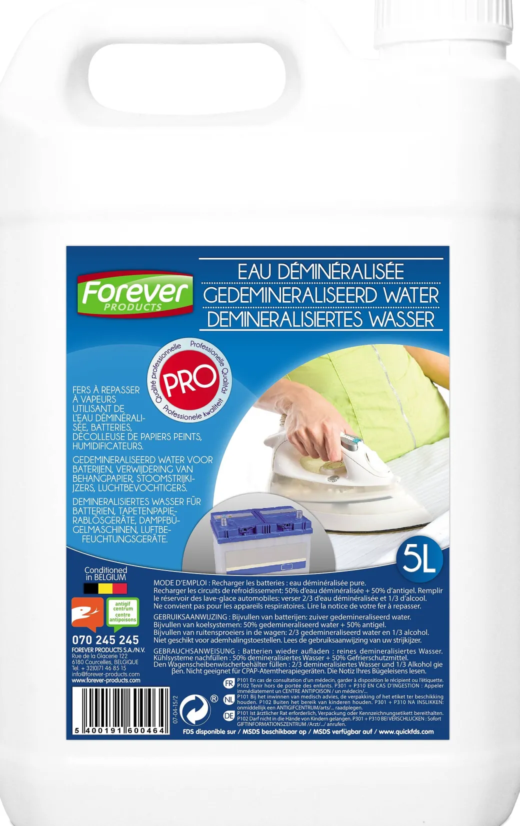 Forever Gedemineraliseerd Water 5L|Brico Sale