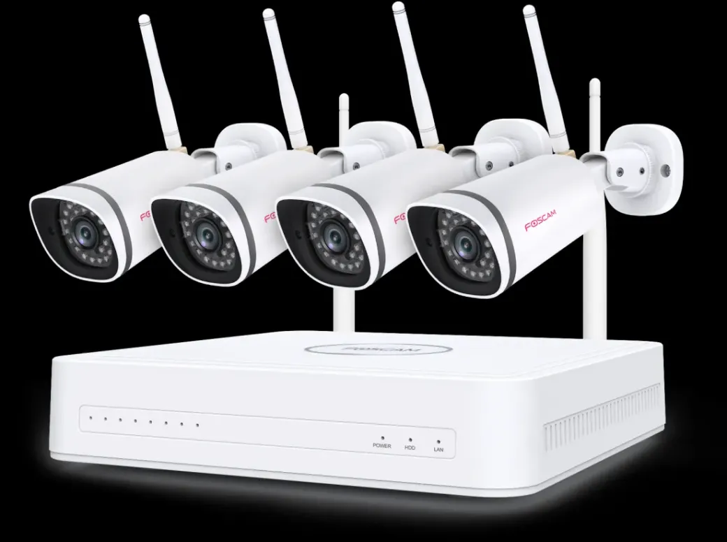 Brico Beveiligingscamera-Foscam Beveiligingsset Fn7108W-B4-1T Wifi