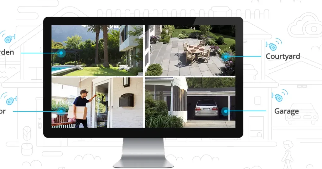Brico Beveiligingscamera-Foscam Beveiligingsset Fn7108W-B4-1T Wifi