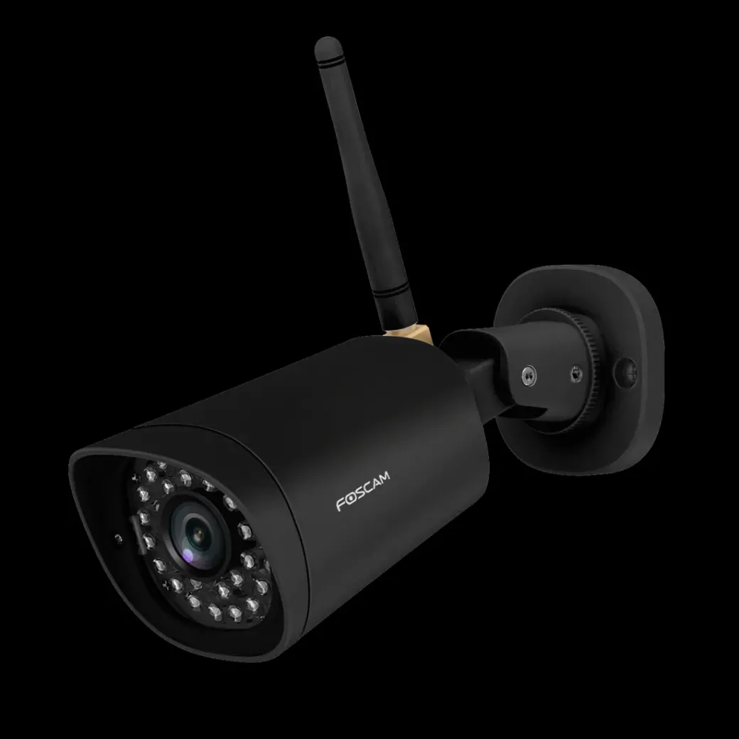Brico Beveiligingscamera-Foscam G4P-B Outdoorcamera 4 Mp Super Hd Videokwaliteit Uitstekend Nachtzicht Zwart