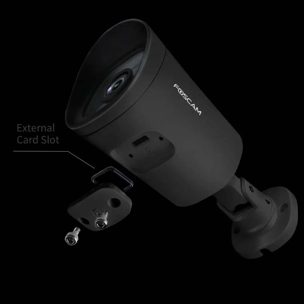 Brico Beveiligingscamera-Foscam G4P-B Outdoorcamera 4 Mp Super Hd Videokwaliteit Uitstekend Nachtzicht Zwart
