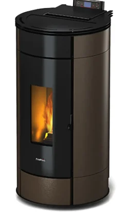 Brico Pelletkachels<Freepoint Pelletkachel Globe Moka 10,5Kw