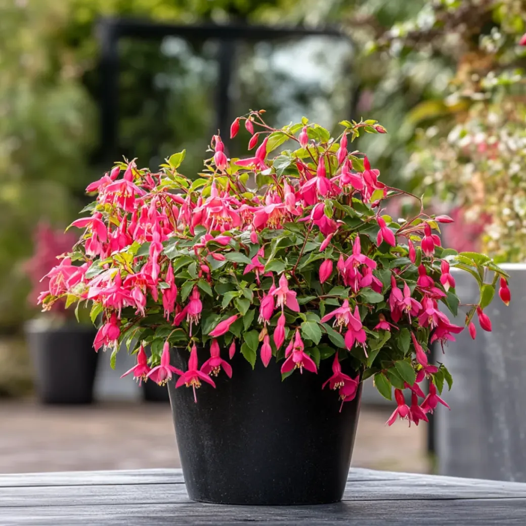 Brico Planten-Fuchsia - Mix Van 6 - Sarah, Lady Thumb, Ricartonnii - Pot 9Cm - Hoogte 10-20Cm