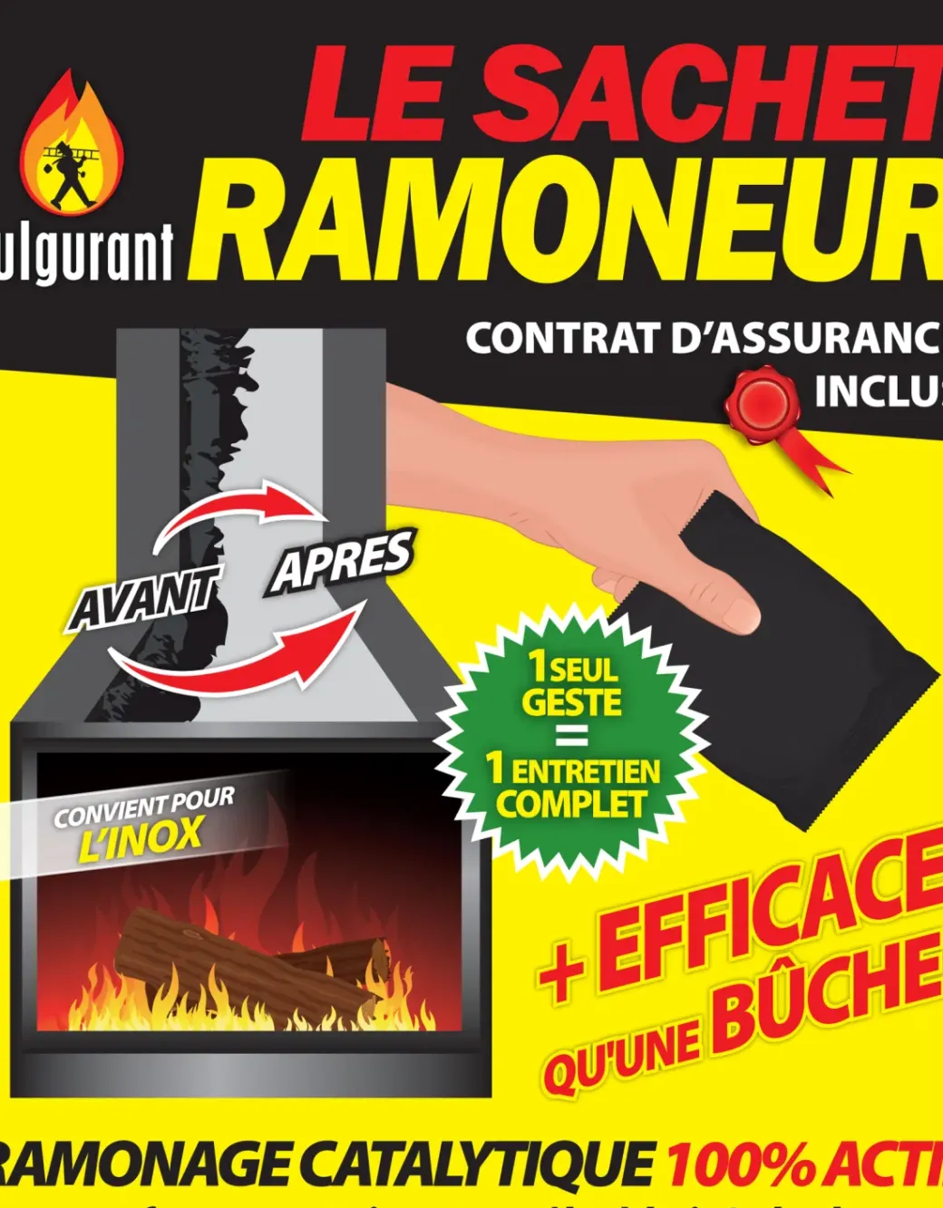 Brico Onderhoud<Fulgurant Roetreinigingszakje 300Gr