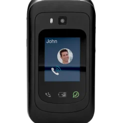 Brico Kluizen-Fysic F25 - Eenvoudige Mobiele Klaptelefoon Voor Senioren Met Sos Noodknop, Zwart