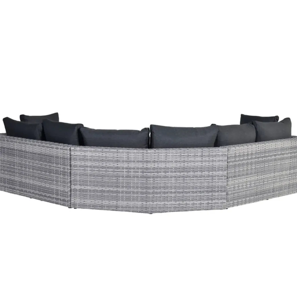 Brico Loungesets-Garden Impressions Carlo Loungeset 5-Delig Xl - Licht Grijs