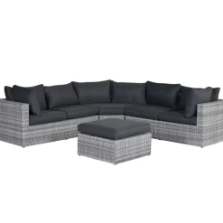 Brico Loungesets-Garden Impressions Carlo Loungeset 5-Delig Xl - Licht Grijs