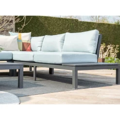 Brico Loungesets-Garden Impressions Lena Loungeset 4-Delig - Mint Grijs