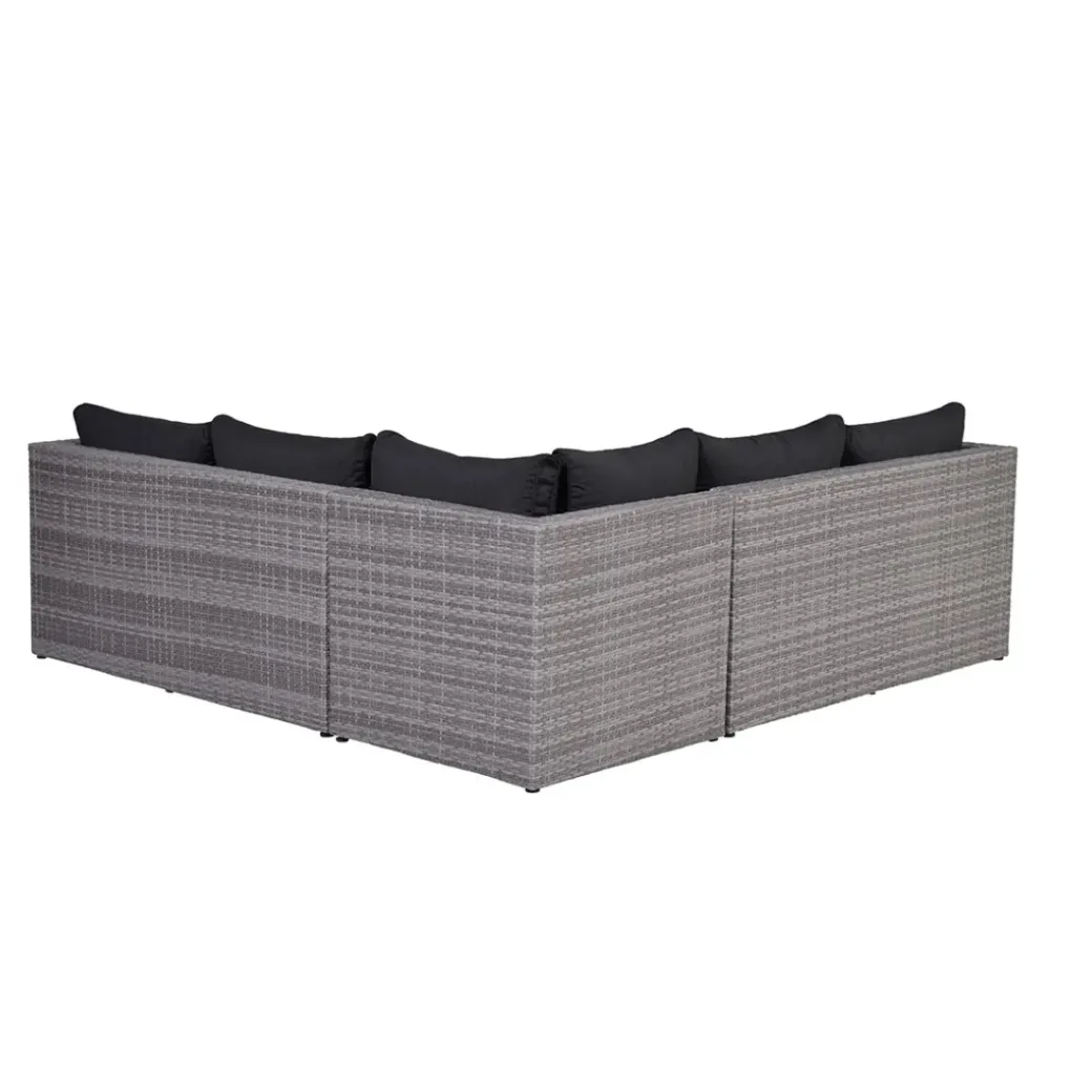 Brico Loungesets-Garden Impressions Lyon Loungeset 4-Delig - Reflex Black