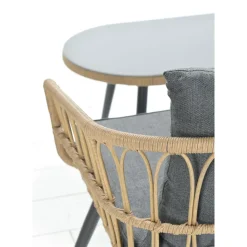 Brico Loungesets-Garden Impressions Tarulo Loungeset 4-Delig - Donker Grijs