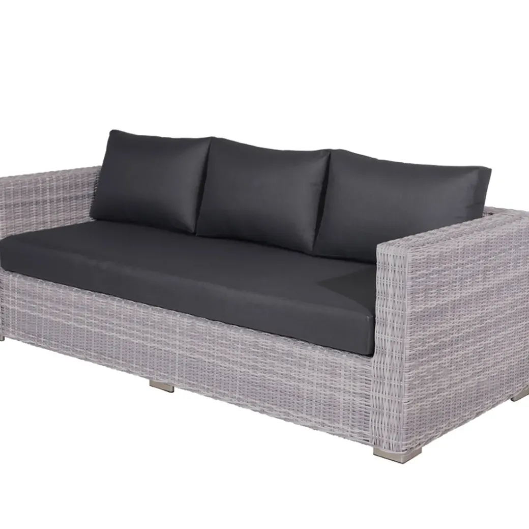 Brico Tuinbanken-Garden Impressions Tennessee Lounge Tuinbank L225 Cm -Licht Grijs