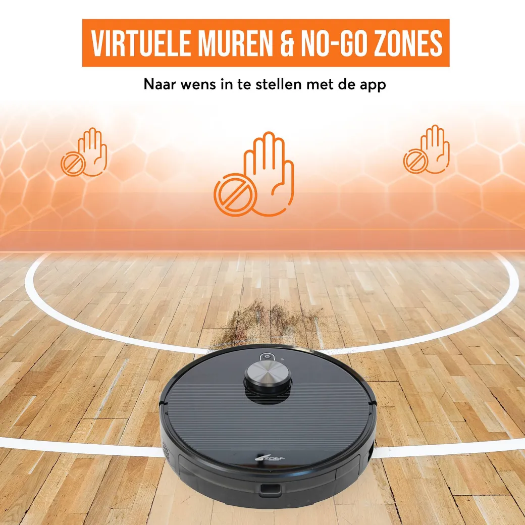 Geavanceerde Robotstofzuiger "Willem" Met Afzuigunit|Brico Discount