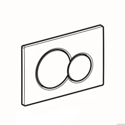 Geberit Bedieningspaneel Sigma 01 Voor Up320, Up720, Up300 En Up700 Inbouwreservoirs| 16,4X24,6Cm Mat Chroom|Brico Outlet