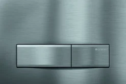 Geberit Bedieningspaneel Sigma 50 Voor Up320, Up720, Up300 En Up700 Inbouwreservoirs| 24,6X16,4Cm Geborsteld Chroom|Brico Discount