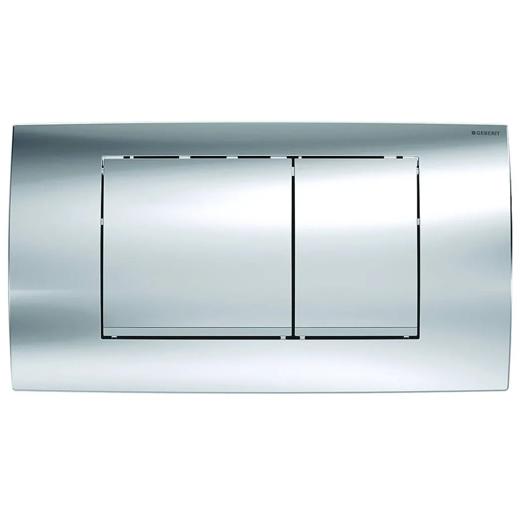 Geberit Bedieningspaneel Twinline 30 Voor Up130 Inbouwreservoirs 340X185X32Mm Glanzend Chroom|Brico Outlet
