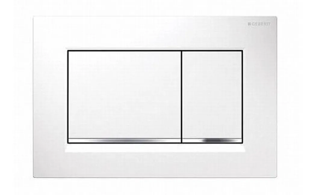 Geberit Bedieningspaneel Sigma 30 Voor Up320, Up720, Up300 En Up700 Inbouwreservoirs| Wit/Chroom|Brico New