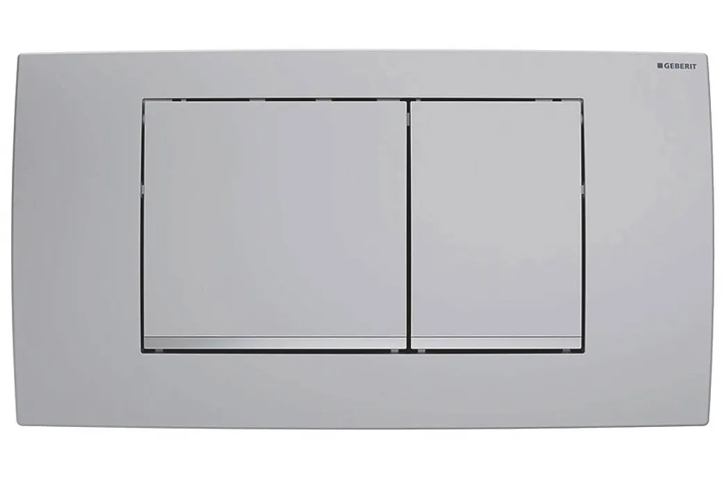 Geberit Bedieningspaneel Twinline 30 Voor Up130 Inbouwreservoirs| 340X185X32Mm Mat Chroom|Brico