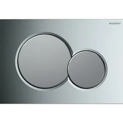 Geberit Bedieningspaneel Sigma 01 Voor Up320, Up720, Up300 En Up700 Inbouwreservoirs| 24,6X16,4X1,3Cm Verchroomd|Brico Outlet