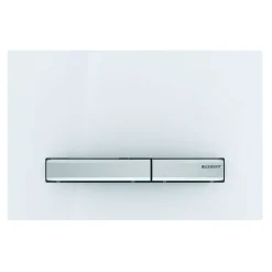 Geberit Bedieningspaneel Sigma 50 Voor Up320 Inbouwreservoirs|24,6X16,4Cm Wit/Chroom|Brico Hot