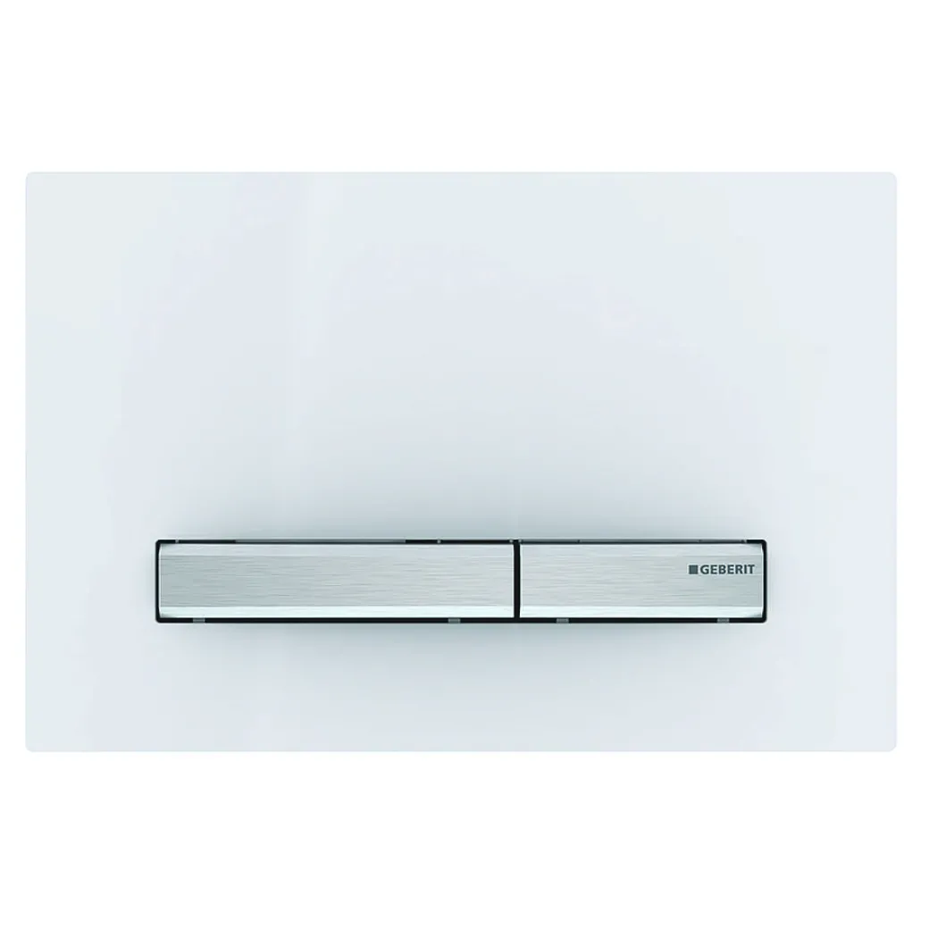 Geberit Bedieningspaneel Sigma 50 Voor Up320 Inbouwreservoirs|24,6X16,4Cm Wit/Chroom|Brico Hot