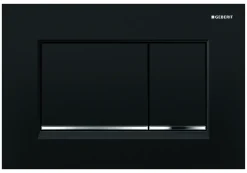 Geberit Bedieningspaneel Sigma 30 Voor Up320, Up720, Up300 En Up700 Inbouwreservoirs| 246X164Mm Glanzend Zwart/Chroom|Brico Online