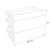 Geheel Van 1 Lade + 2 Korflades Keukenkast Modulo Emy Puur Wit 90X72Cm|Brico Best