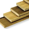 Geprofileerde Tuinplank Vuren Bruin 1,9X14X240Cm|Brico Online