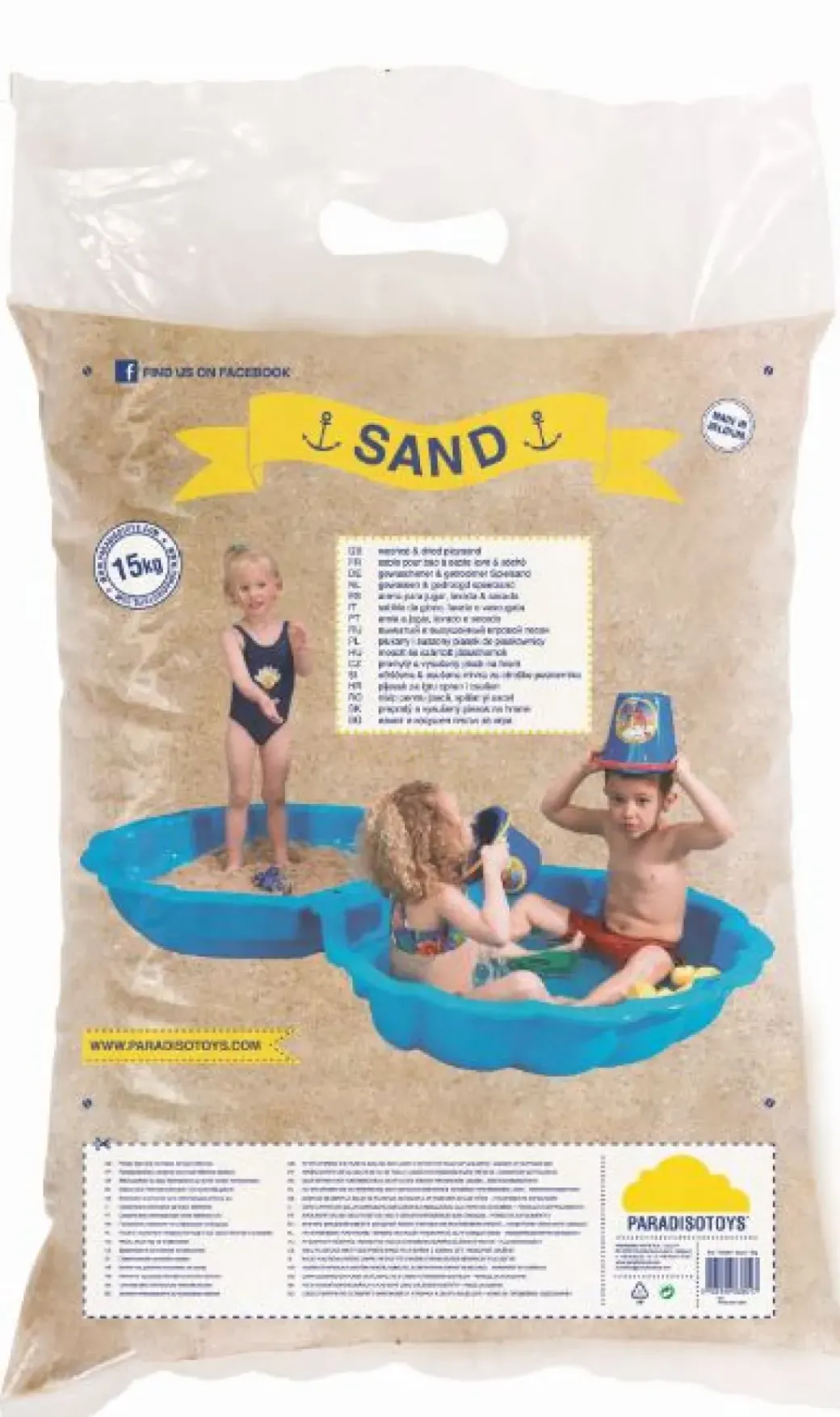 Brico Zand-Gewassen Speelzand, 15 Kg Per Zak