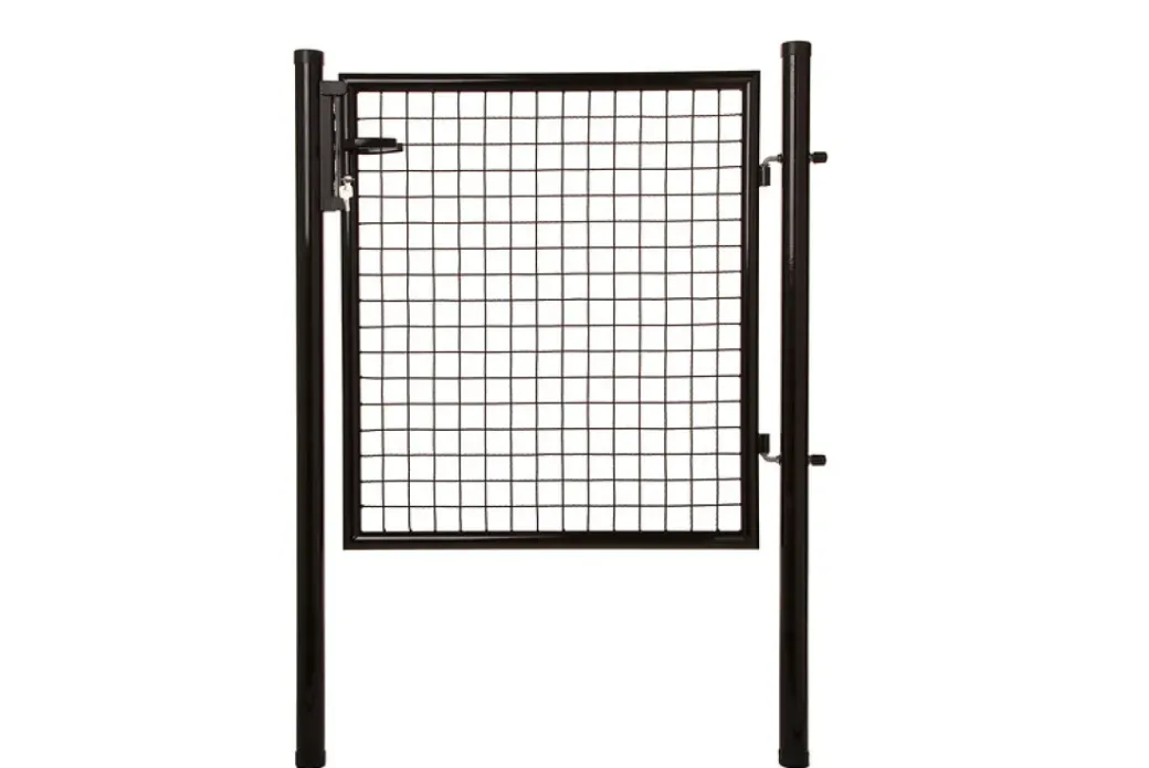 Brico Draadpanelen En Afrastering-Giardino Enkele Poort H150 X L100Cm Zwart