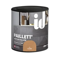 Brico Decoratieve Verf-Glitterverf Paillett' 500Ml Koper