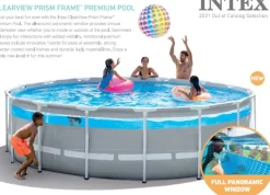 Brico Opzetzwembaden Zonder Pomp-26730Gn Clearview Pf Prem Set 488X122