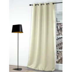 Brico Gordijnen-Gordijn Verduisterend Beige 140X180Cm