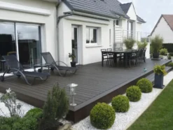 Brico Terrasplanken En Tegels-Grad By You Vlonderplank Composiet Bruin 2,1X12X200Cm