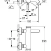 Grohe Bad- En Douchemengkraan Essence Supersteel|Brico Online