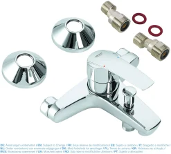 Grohe Badmengkraan Start Chroom|Brico